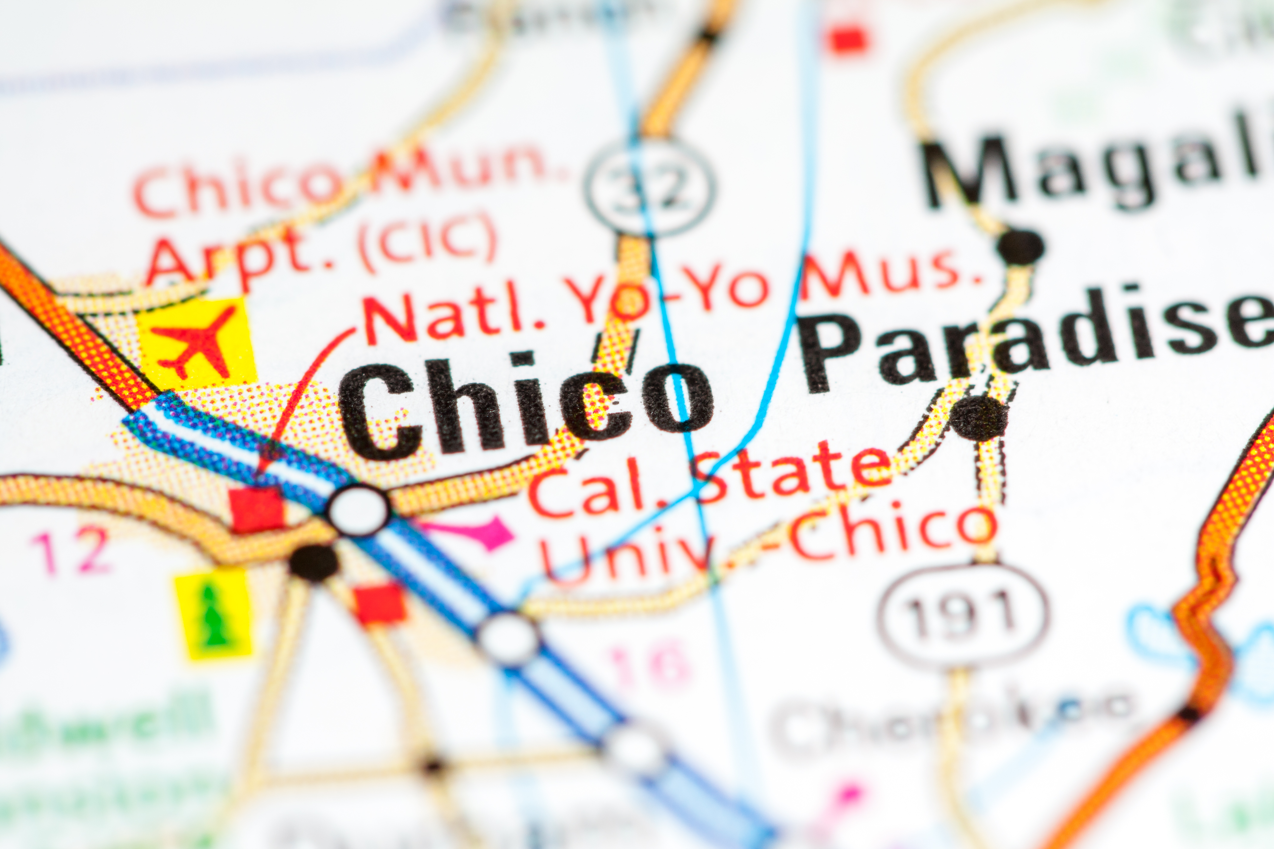 Chico on the Map